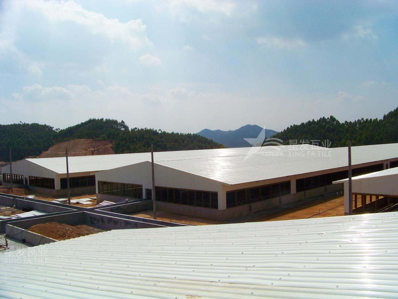 合成樹(shù)脂瓦施工安裝用什么材料搭建架子，鋼結構搭建樹(shù)脂瓦